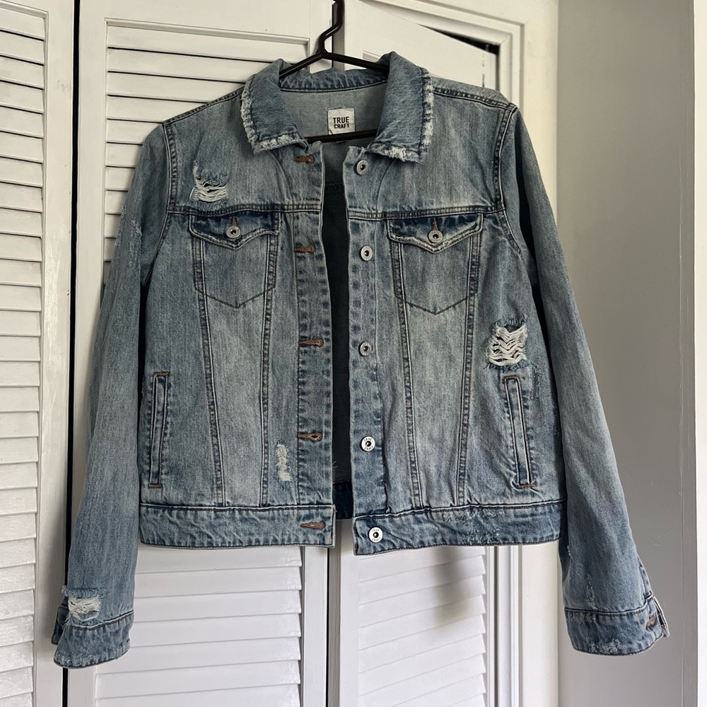 True Craft Light Blue Denim Jacket